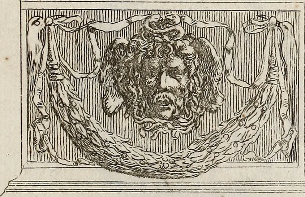 An illustration from Recueil d'antiquités égyptiennes, étrusques, greques et romaines, 1752, leaf 552
