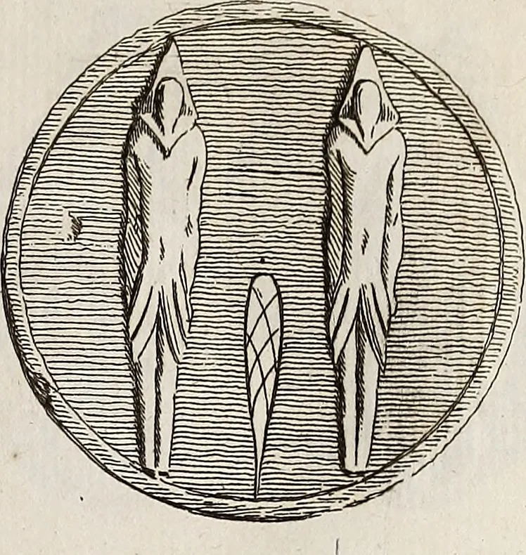An illustration from Recueil d'antiquités égyptiennes, étrusques, greques et romaines, 1752, leaf 554