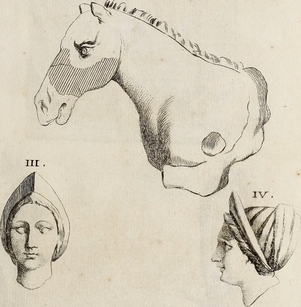 An illustration from Recueil d'antiquités égyptiennes, étrusques, greques et romaines, 1752, leaf 562