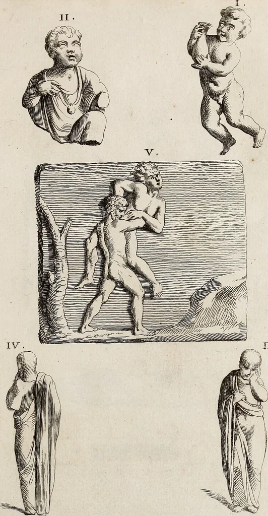 An illustration from Recueil d'antiquités égyptiennes, étrusques, greques et romaines, 1752, leaf 564