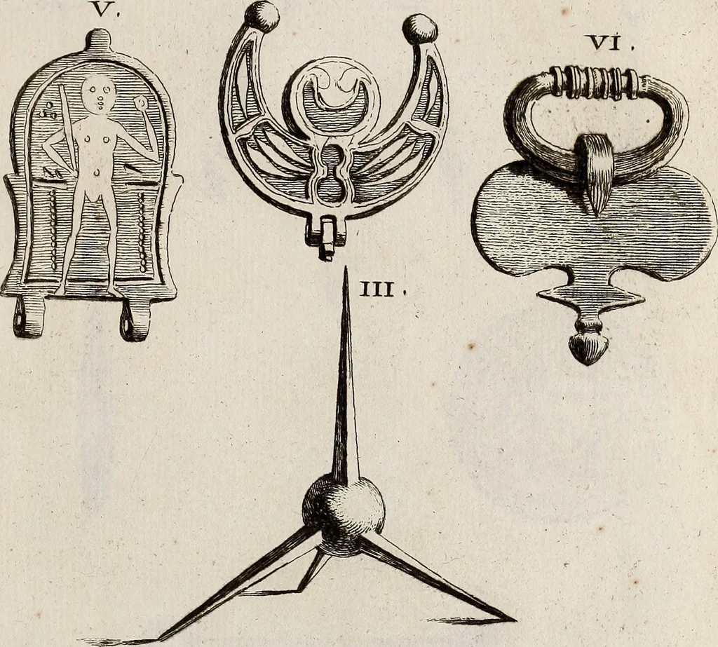 An illustration from Recueil d'antiquités égyptiennes, étrusques, greques et romaines, 1752, leaf 576