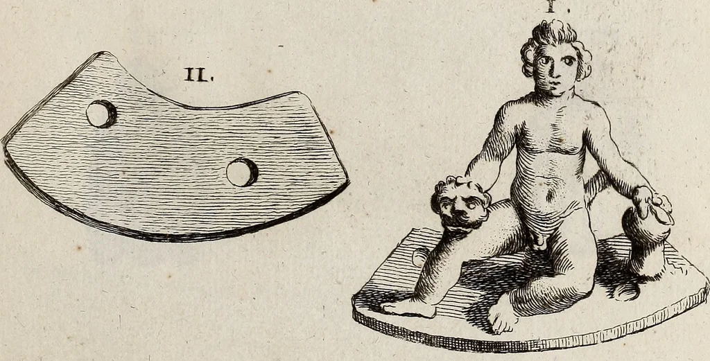 An illustration from Recueil d'antiquités égyptiennes, étrusques, greques et romaines, 1752, leaf 576