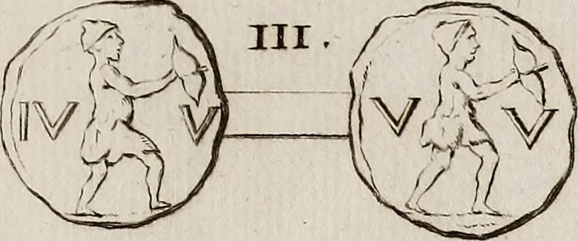 An illustration from Recueil d'antiquités égyptiennes, étrusques, greques et romaines, 1752, leaf 588