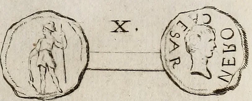 An illustration from Recueil d'antiquités égyptiennes, étrusques, greques et romaines, 1752, leaf 588
