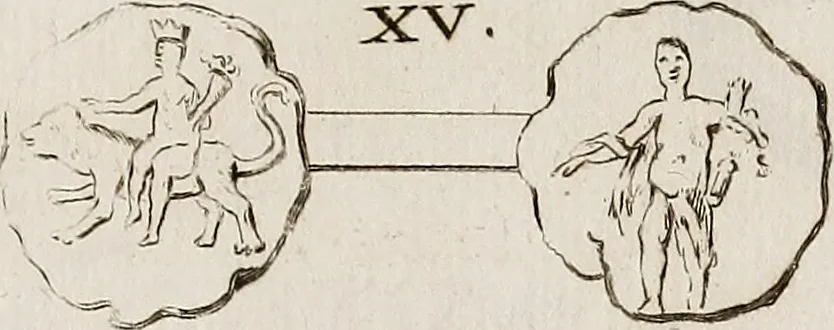 An illustration from Recueil d'antiquités égyptiennes, étrusques, greques et romaines, 1752, leaf 590