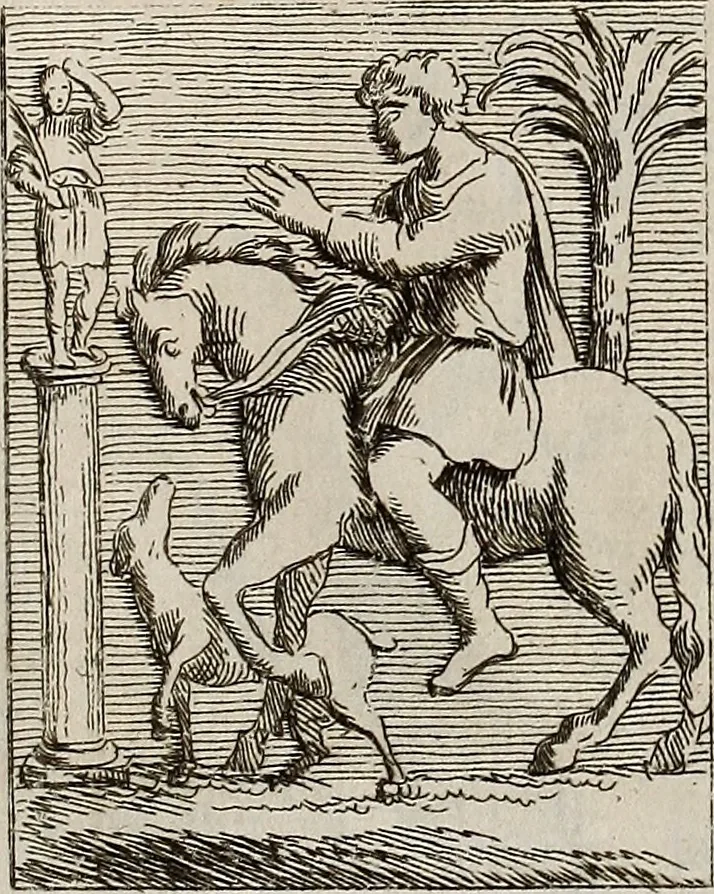 An illustration from Recueil d'antiquités égyptiennes, étrusques, greques et romaines, 1752, leaf 650