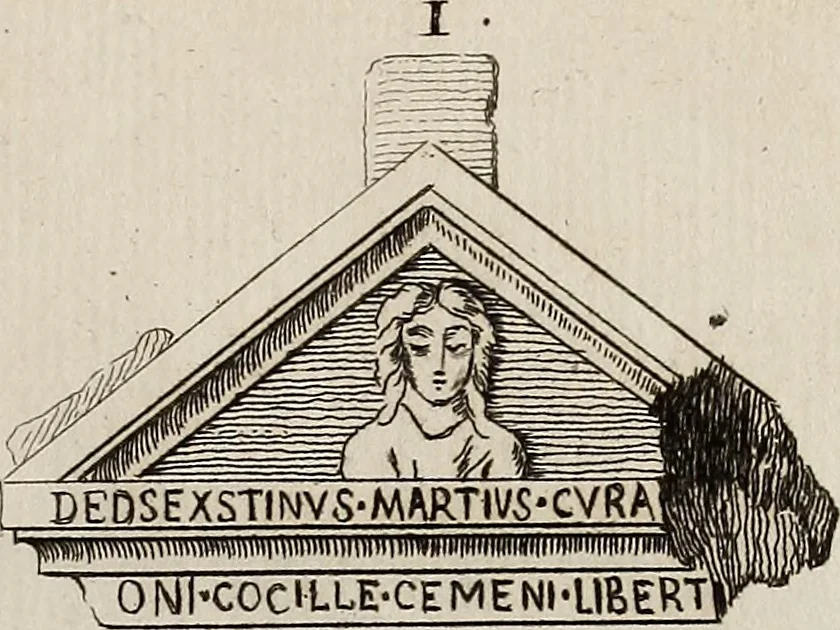 An illustration from Recueil d'antiquités égyptiennes, étrusques, greques et romaines, 1752, leaf 676