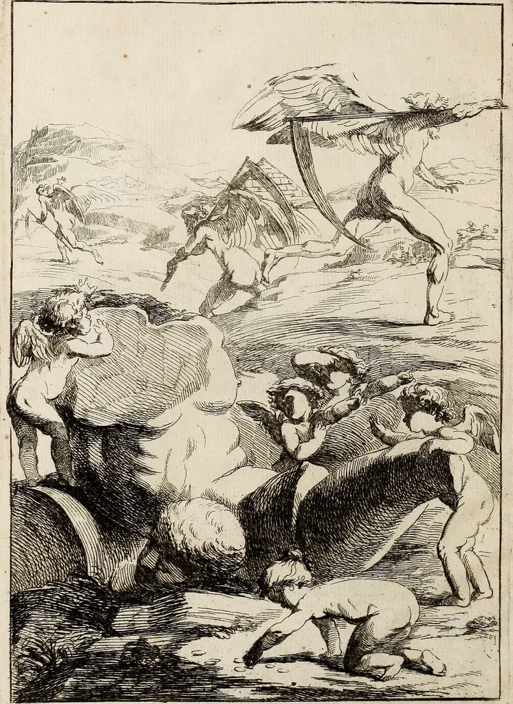 An illustration from Recueil d'antiquités égyptiennes, étrusques, greques et romaines, 1752, leaf 9