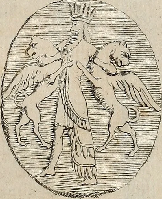An illustration from Recueil d'antiquités égyptiennes, étrusques, greques et romaines, 1752, leaf 98