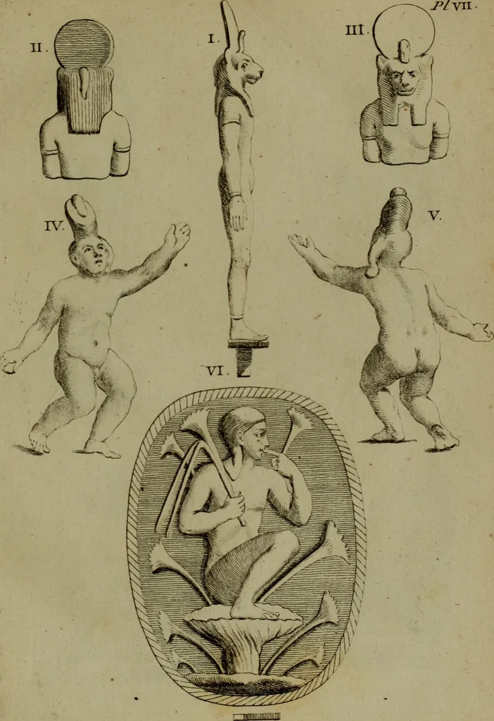 An illustration from Recueil d'antiquités égyptiennes, étrusques, greques et romaines, 1752, leaf 110