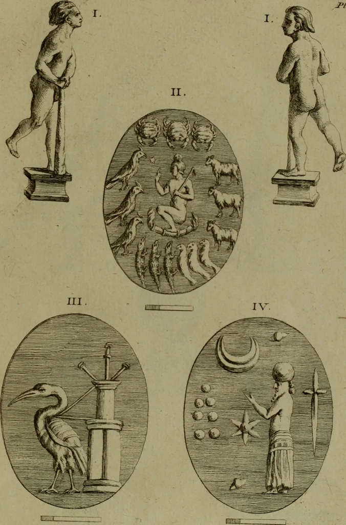 An illustration from Recueil d'antiquités égyptiennes, étrusques, greques et romaines, 1752, leaf 116