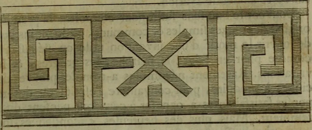 An illustration from Recueil d'antiquités égyptiennes, étrusques, greques et romaines, 1752, leaf 128