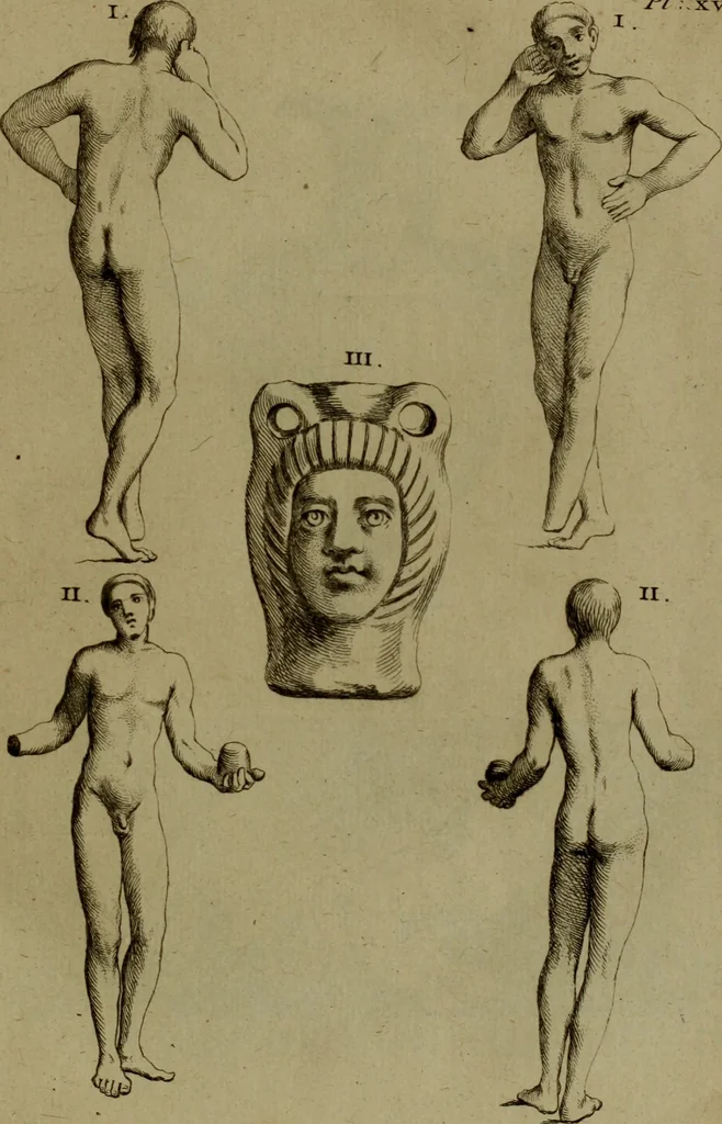 An illustration from Recueil d'antiquités égyptiennes, étrusques, greques et romaines, 1752, leaf 178
