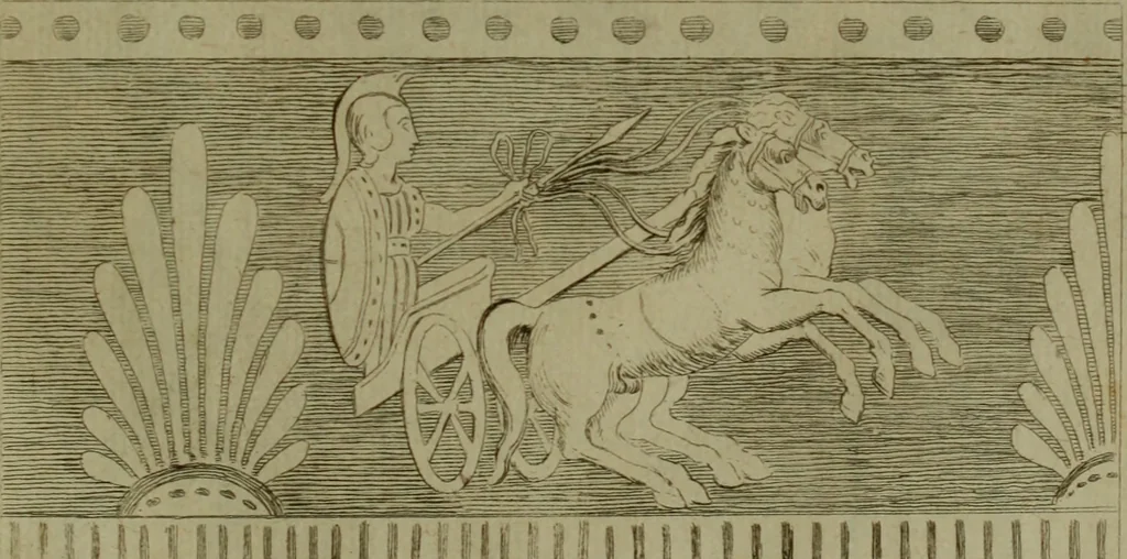 An illustration from Recueil d'antiquités égyptiennes, étrusques, greques et romaines, 1752, leaf 180