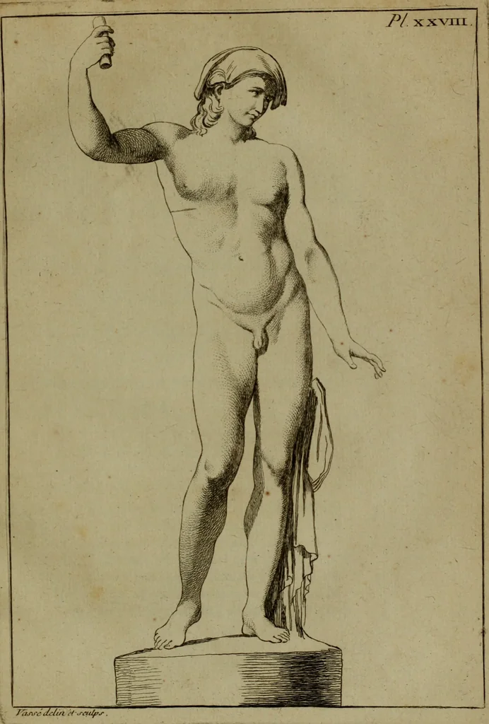 An illustration from Recueil d'antiquités égyptiennes, étrusques, greques et romaines, 1752, leaf 196