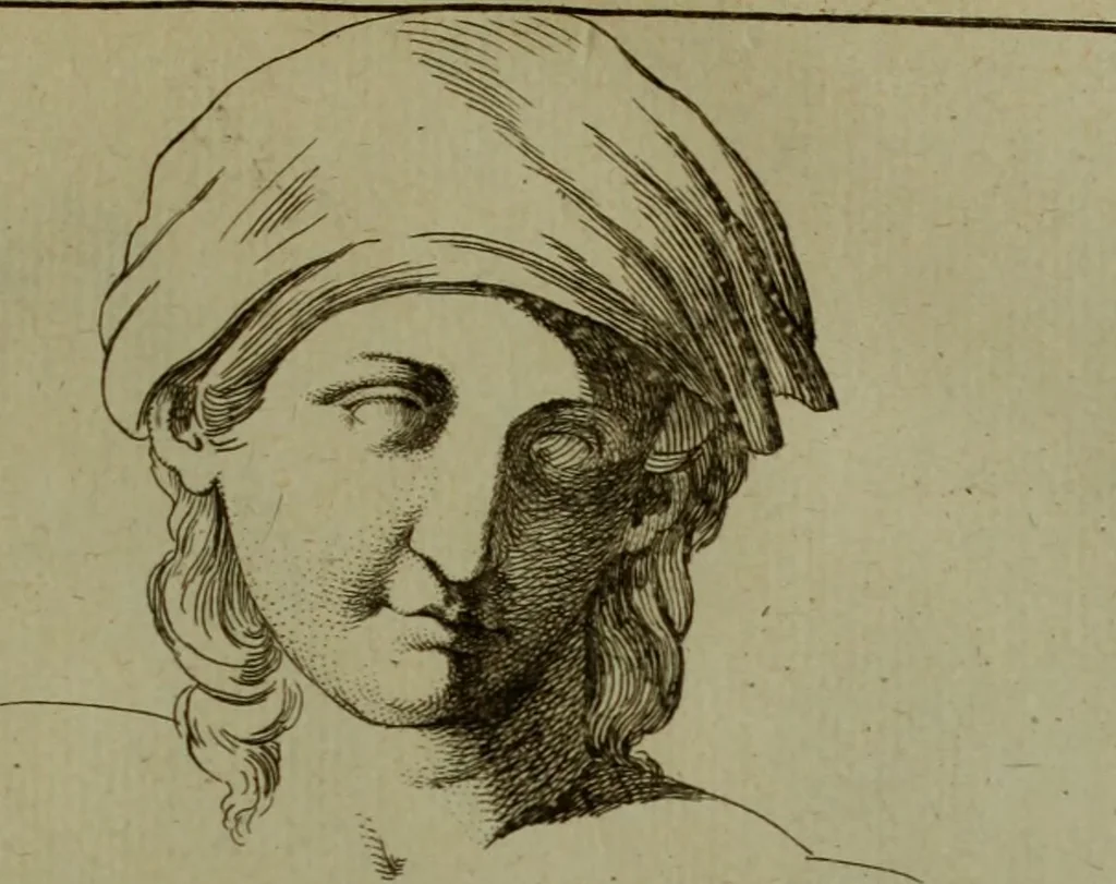 An illustration from Recueil d'antiquités égyptiennes, étrusques, greques et romaines, 1752, leaf 250