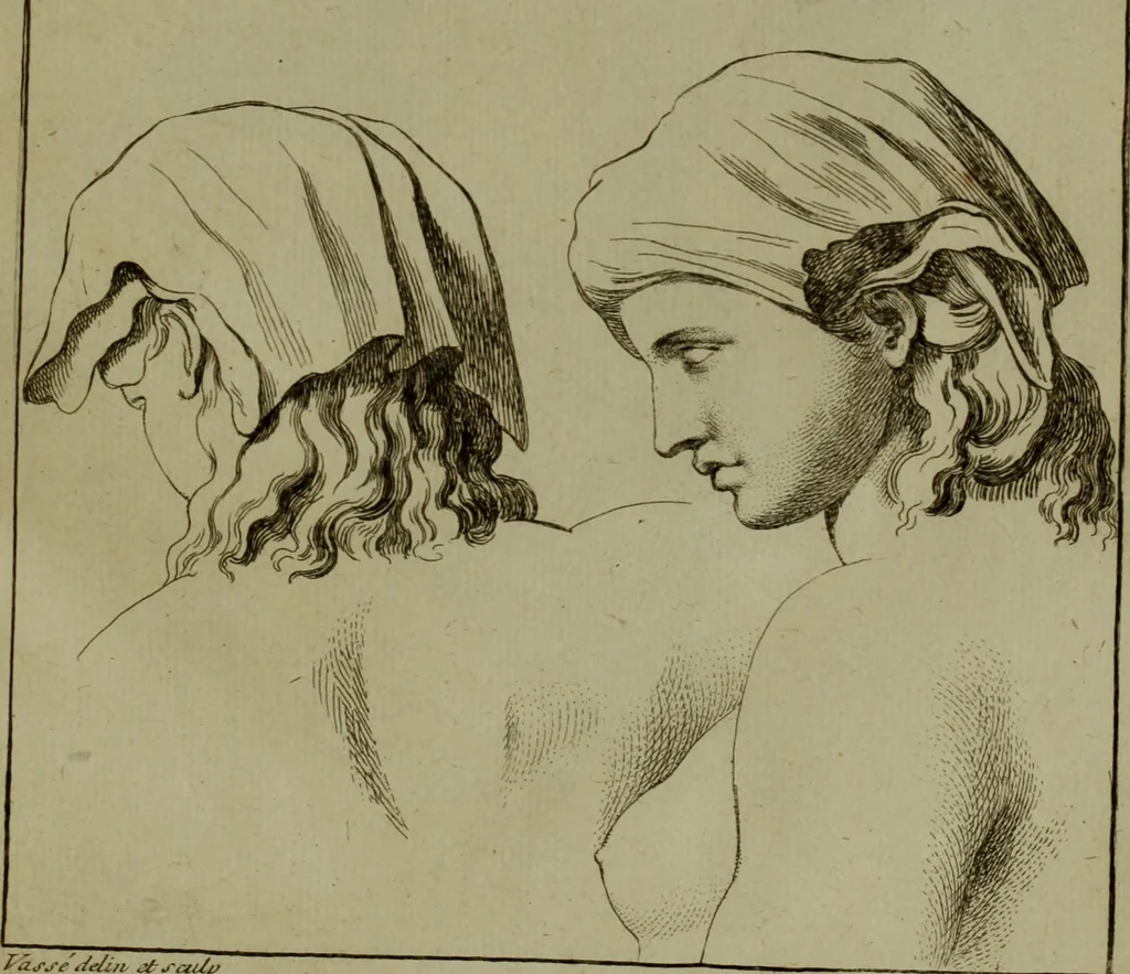 An illustration from Recueil d'antiquités égyptiennes, étrusques, greques et romaines, 1752, leaf 250