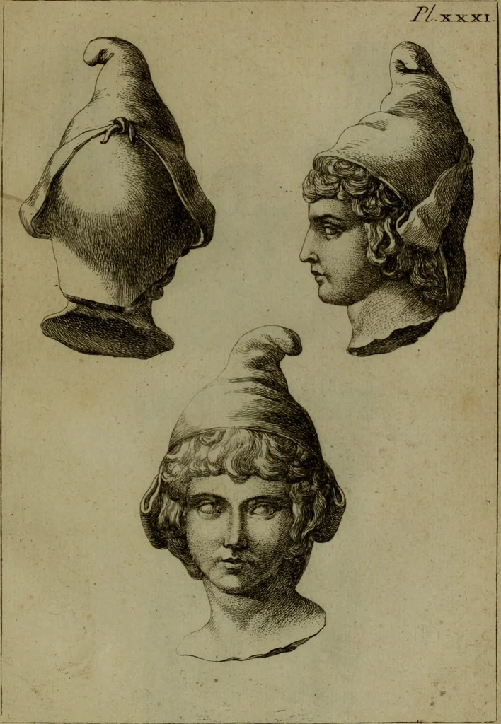 An illustration from Recueil d'antiquités égyptiennes, étrusques, greques et romaines, 1752, leaf 252