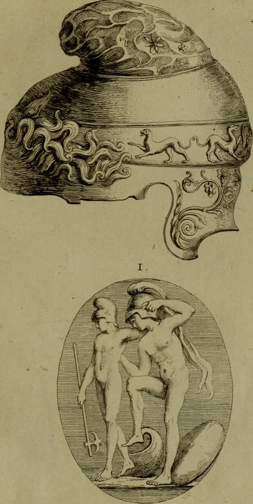 An illustration from Recueil d'antiquités égyptiennes, étrusques, greques et romaines, 1752, leaf 256