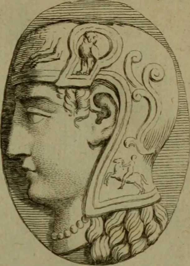 An illustration from Recueil d'antiquités égyptiennes, étrusques, greques et romaines, 1752, leaf 258