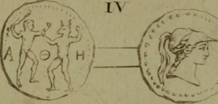 An illustration from Recueil d'antiquités égyptiennes, étrusques, greques et romaines, 1752, leaf 258