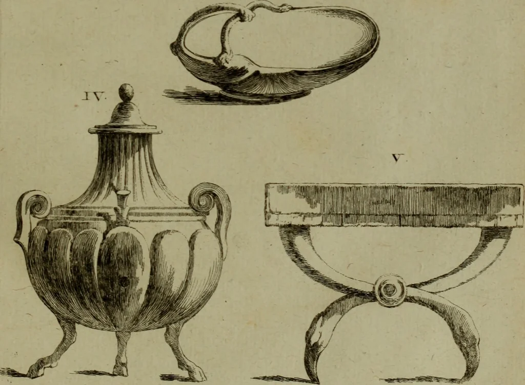 An illustration from Recueil d'antiquités égyptiennes, étrusques, greques et romaines, 1752, leaf 268