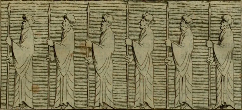 An illustration from Recueil d'antiquités égyptiennes, étrusques, greques et romaines, 1752, leaf 38