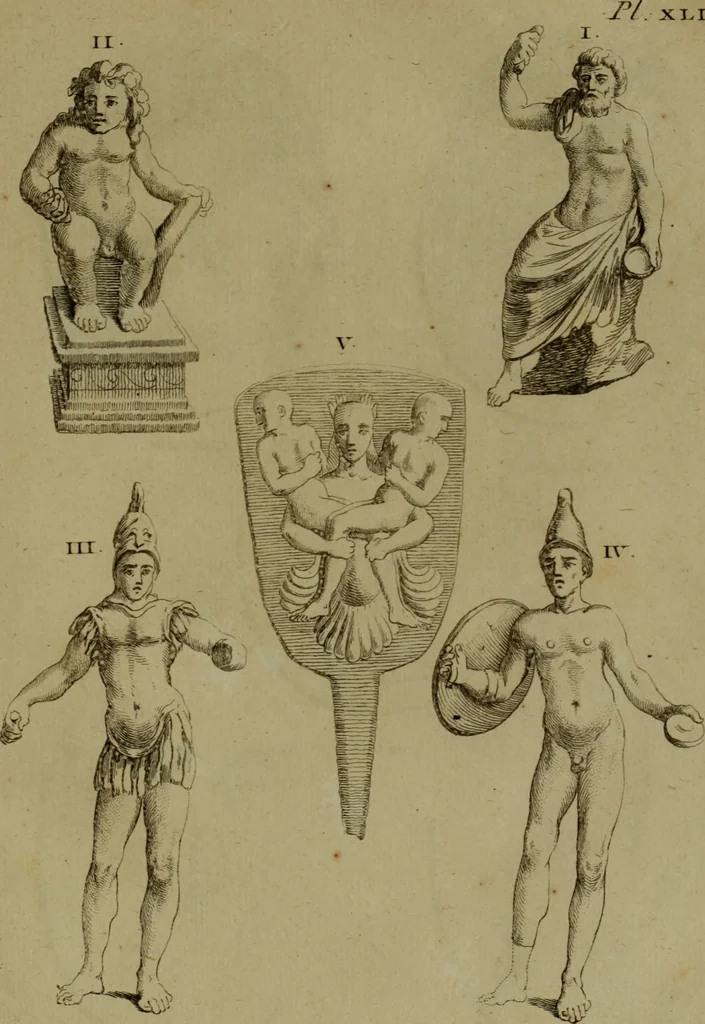 An illustration from Recueil d'antiquités égyptiennes, étrusques, greques et romaines, 1752, leaf 440