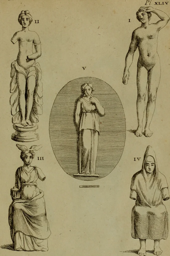 An illustration from Recueil d'antiquités égyptiennes, étrusques, greques et romaines, 1752, leaf 446