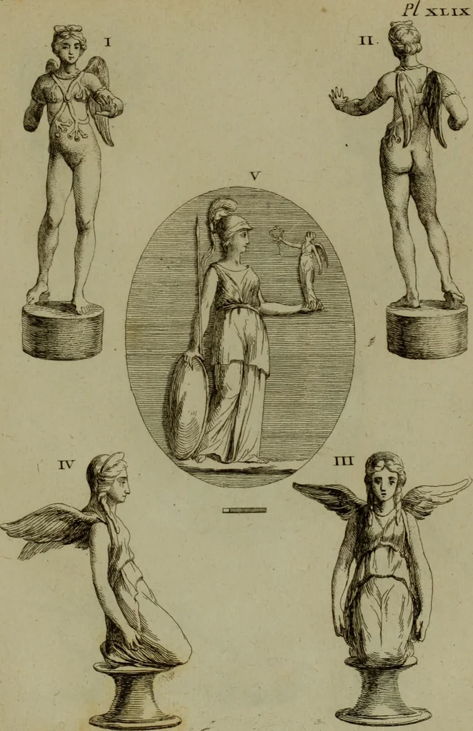 An illustration from Recueil d'antiquités égyptiennes, étrusques, greques et romaines, 1752, leaf 454
