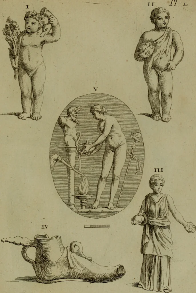 An illustration from Recueil d'antiquités égyptiennes, étrusques, greques et romaines, 1752, leaf 456