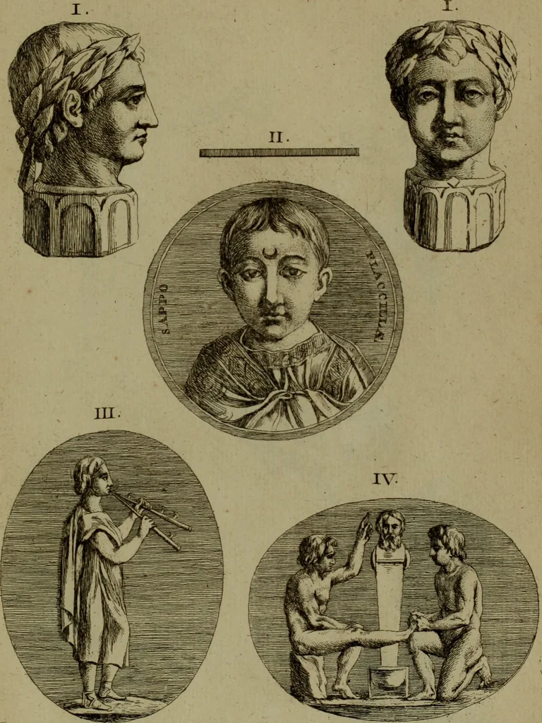 An illustration from Recueil d'antiquités égyptiennes, étrusques, greques et romaines, 1752, leaf 462