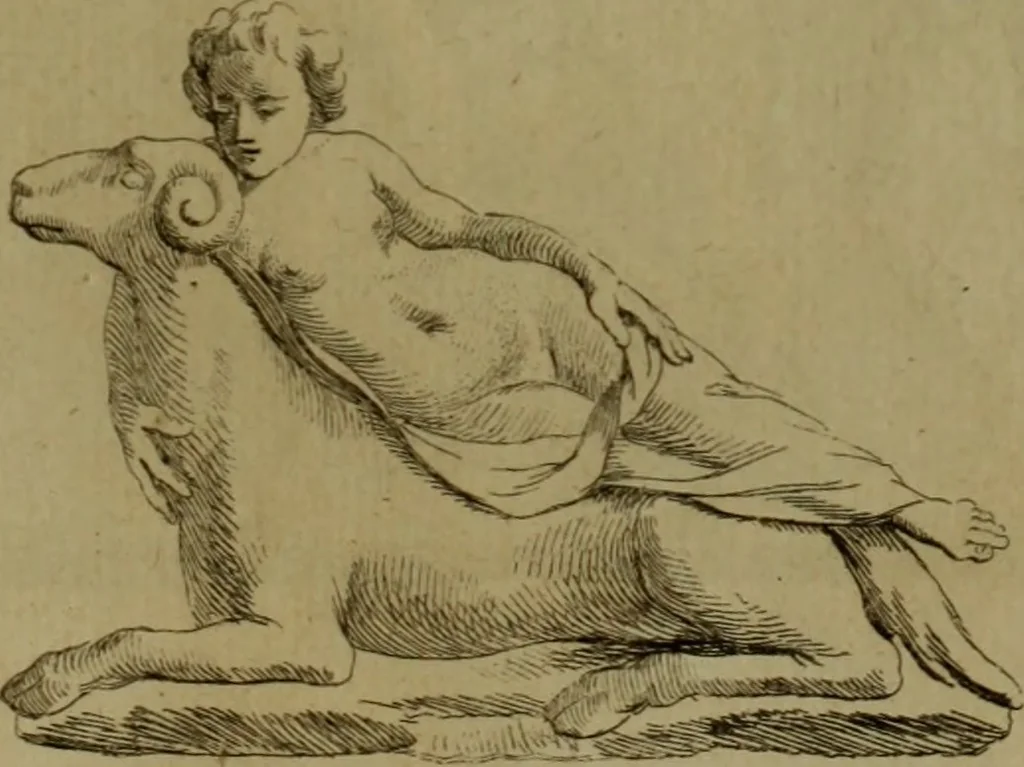 An illustration from Recueil d'antiquités égyptiennes, étrusques, greques et romaines, 1752, leaf 466