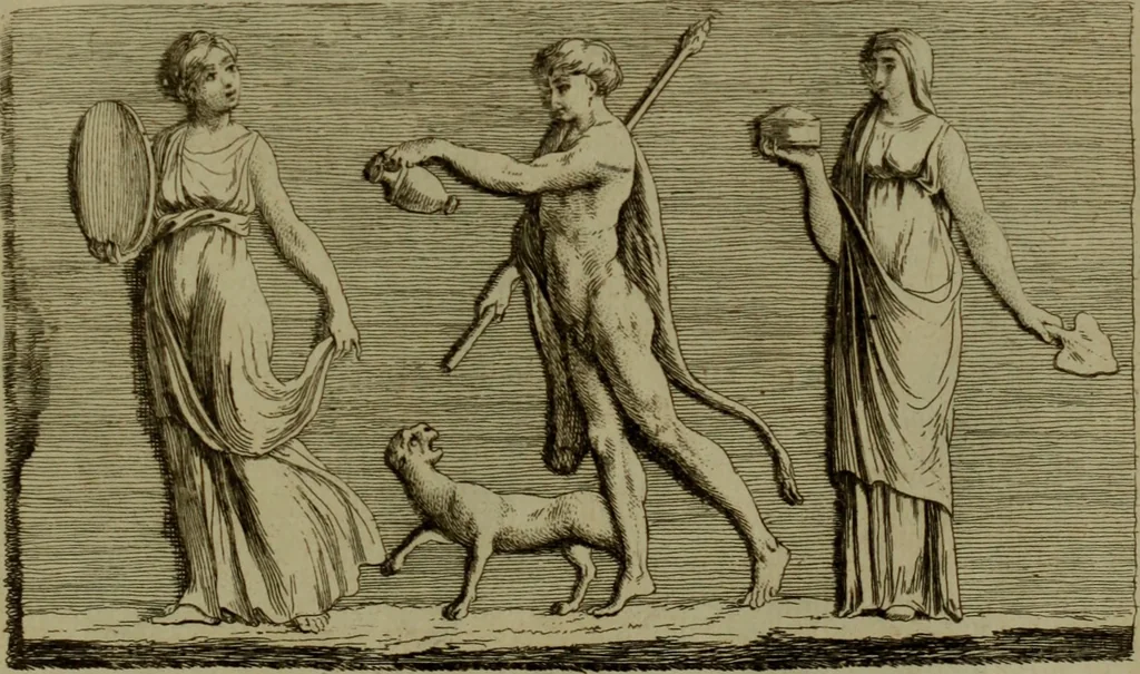 An illustration from Recueil d'antiquités égyptiennes, étrusques, greques et romaines, 1752, leaf 470