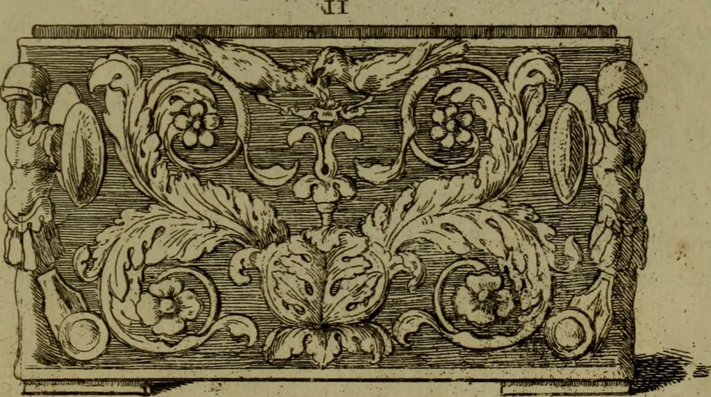 An illustration from Recueil d'antiquités égyptiennes, étrusques, greques et romaines, 1752, leaf 480