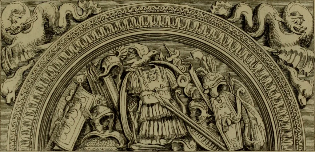 An illustration from Recueil d'antiquités égyptiennes, étrusques, greques et romaines, 1752, leaf 482