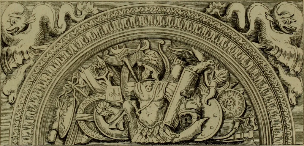 An illustration from Recueil d'antiquités égyptiennes, étrusques, greques et romaines, 1752, leaf 482