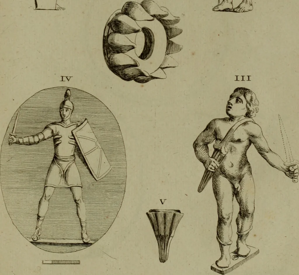 An illustration from Recueil d'antiquités égyptiennes, étrusques, greques et romaines, 1752, leaf 490