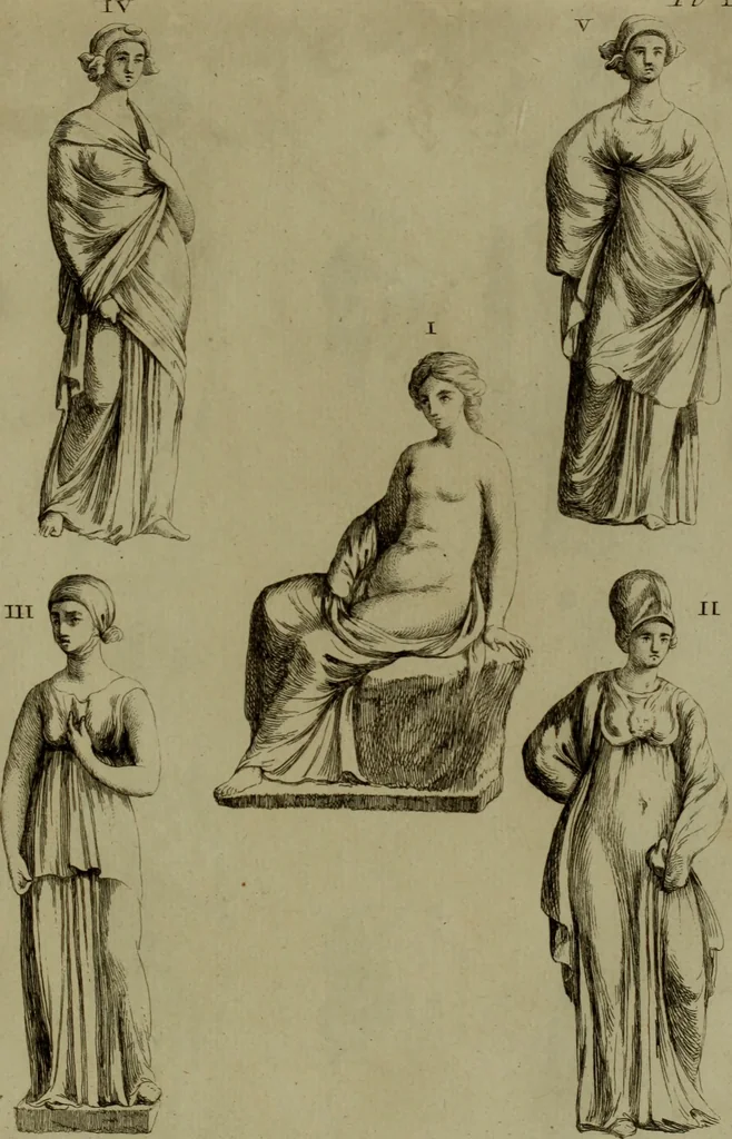 An illustration from Recueil d'antiquités égyptiennes, étrusques, greques et romaines, 1752, leaf 498