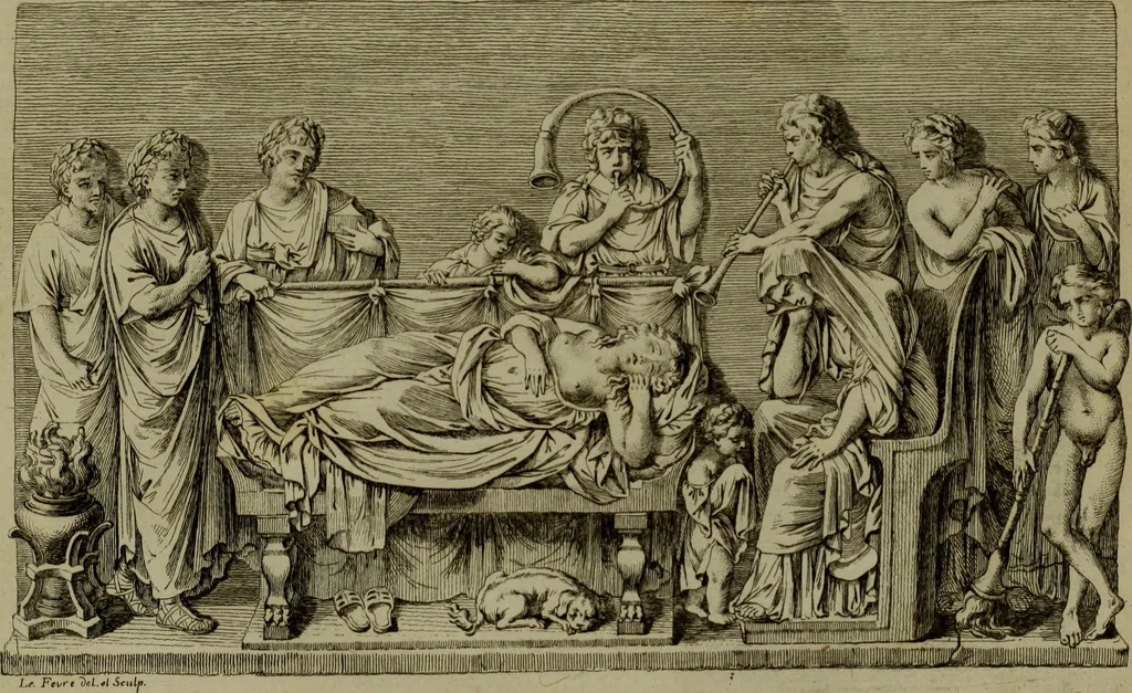 An illustration from Recueil d'antiquités égyptiennes, étrusques, greques et romaines, 1752, leaf 502
