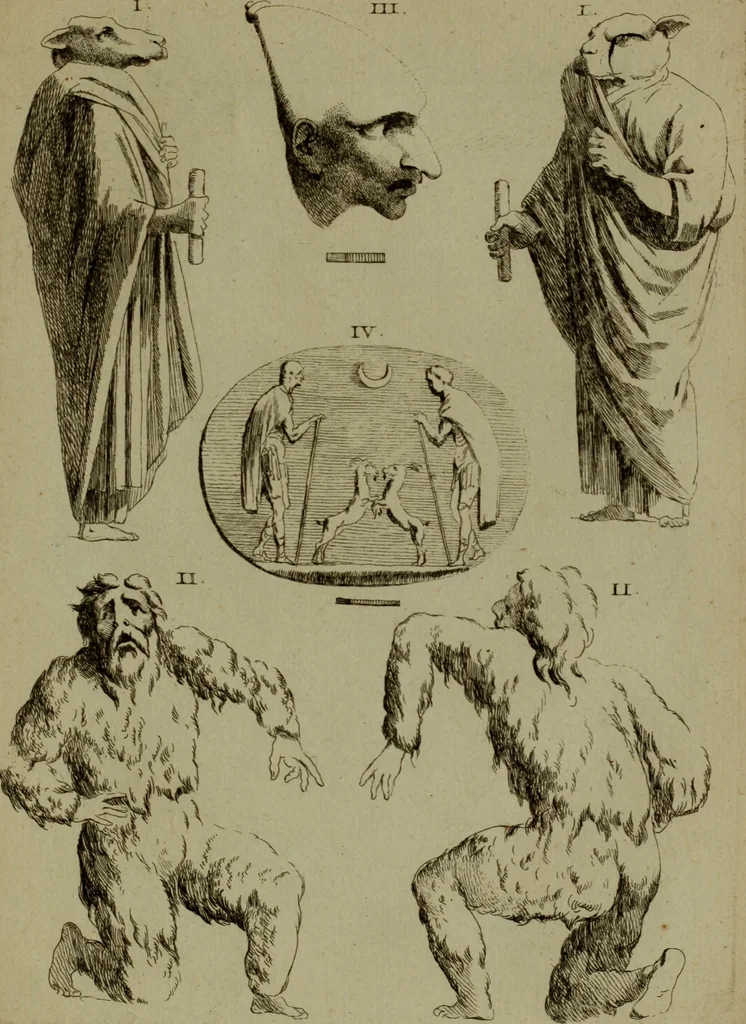 An illustration from Recueil d'antiquités égyptiennes, étrusques, greques et romaines, 1752, leaf 508