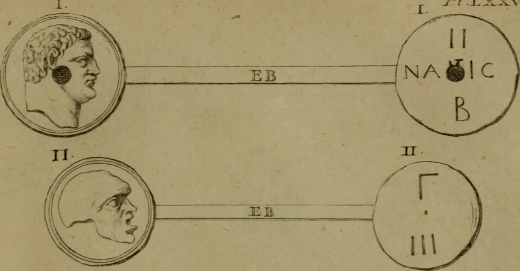 An illustration from Recueil d'antiquités égyptiennes, étrusques, greques et romaines, 1752, leaf 510