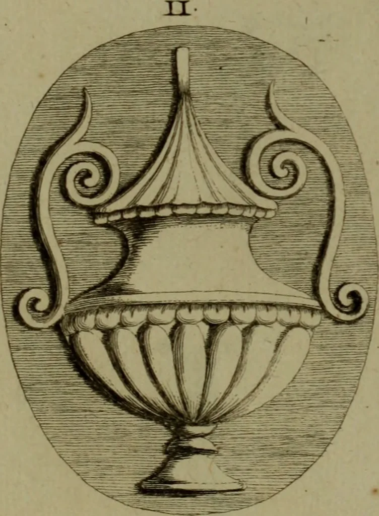 An illustration from Recueil d'antiquités égyptiennes, étrusques, greques et romaines, 1752, leaf 518