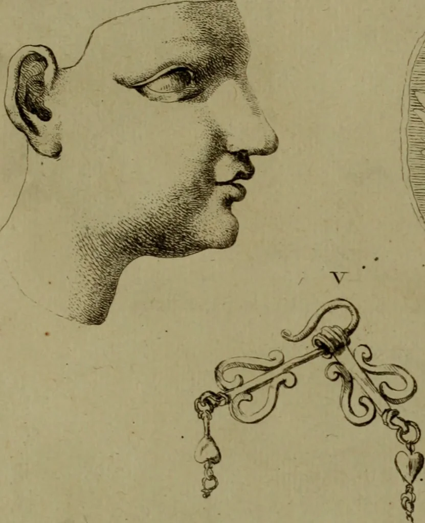 An illustration from Recueil d'antiquités égyptiennes, étrusques, greques et romaines, 1752, leaf 520