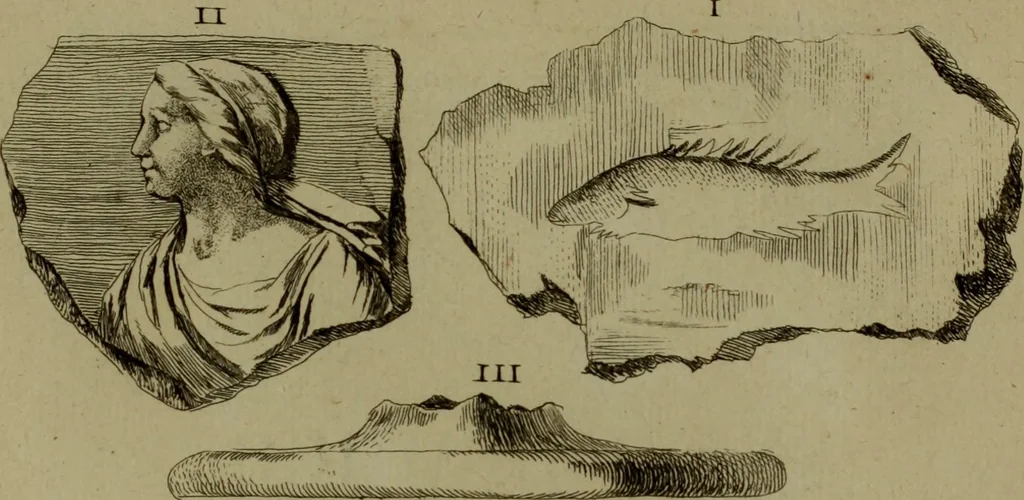An illustration from Recueil d'antiquités égyptiennes, étrusques, greques et romaines, 1752, leaf 522