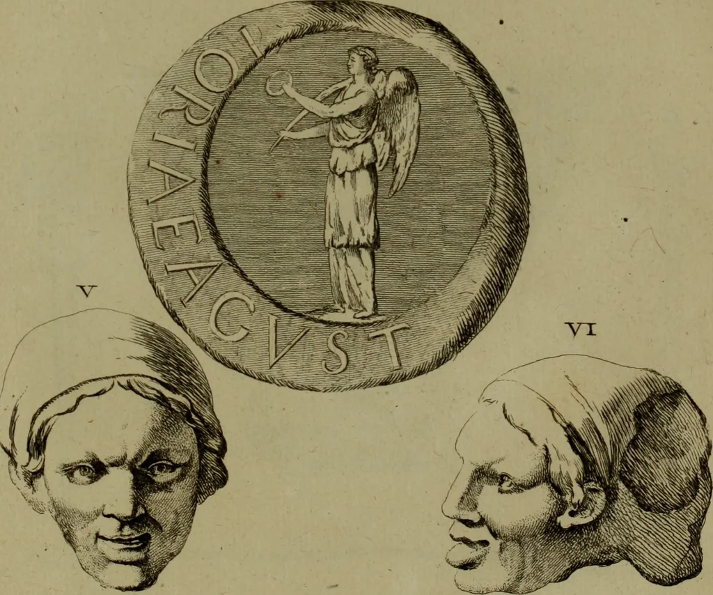 An illustration from Recueil d'antiquités égyptiennes, étrusques, greques et romaines, 1752, leaf 522