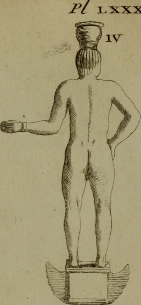 An illustration from Recueil d'antiquités égyptiennes, étrusques, greques et romaines, 1752, leaf 530