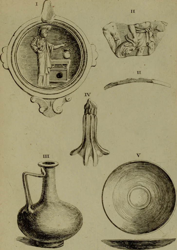 An illustration from Recueil d'antiquités égyptiennes, étrusques, greques et romaines, 1752, leaf 532