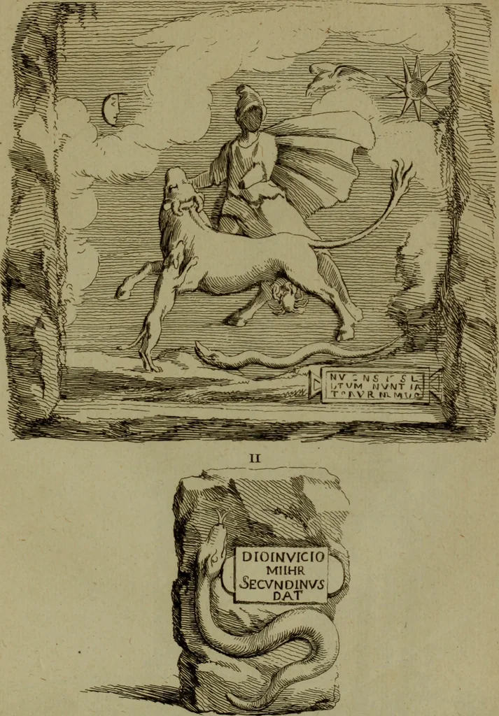 An illustration from Recueil d'antiquités égyptiennes, étrusques, greques et romaines, 1752, leaf 542