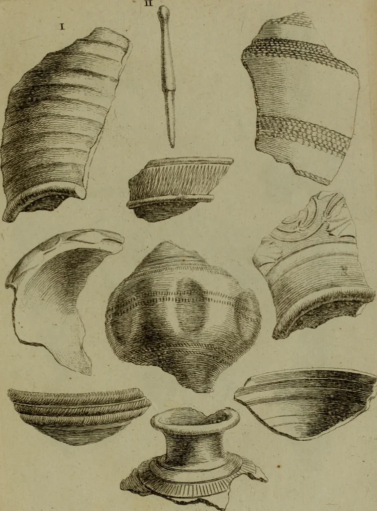 An illustration from Recueil d'antiquités égyptiennes, étrusques, greques et romaines, 1752, leaf 694